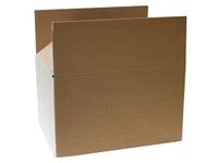 Verzenddoos, anderhalve golf, 4,5 mm, bruin, ft 430 x 310 x 250 mm