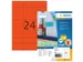 Etiquette Herma 4407 A4 70x37mm Permanent rouge 2400 pièces