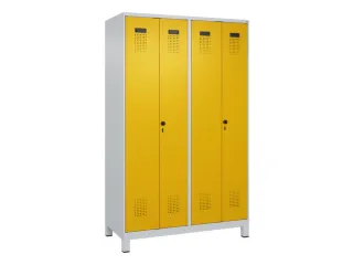 locker voor scheiding van kleding,HxBxD 1950x1200x500mm,4vak - 2