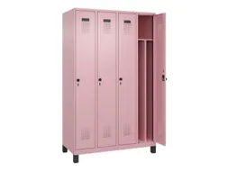 locker voor scheiding van kleding,HxBxD 1950x1200x500mm,4vak