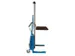 élévateur électrique,force 100kg,plateforme Lxl 600x470mm,4 roul.