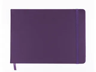 Schetsboek Kangaro A5 landscape purple heart PU HC 80 vel 140gr roomwi - 5