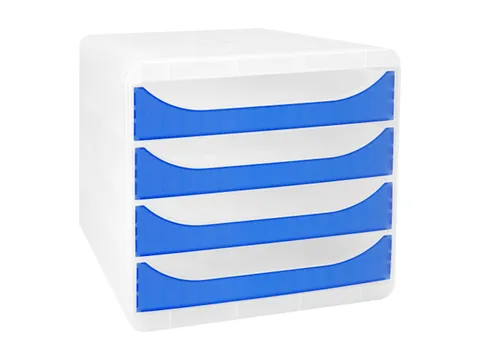 BIG-BOX Ladenblok A4+ Chromaline Transparant koningsblauw