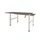 Dextro Slinger Duo zit/sta Bureau 180cm frame Wit blad Logan Eik