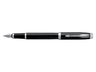 Vulpen Parker IM Black Lacquer CT Finish Medium Blauwe inkt - 1