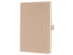 Notitieboek Conceptum A5 Beige gelinieerd hardcover. Genummerde pagina