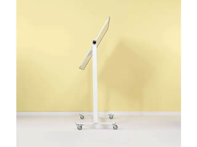 Mobiel Magnetisch Whiteboard 120x220cm gelakt staal met starterkit
