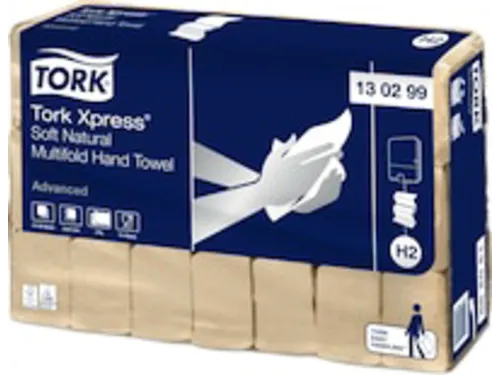 Tork 130299 Xpress H2 Soft Natural Multifold Handdoek 2-laags