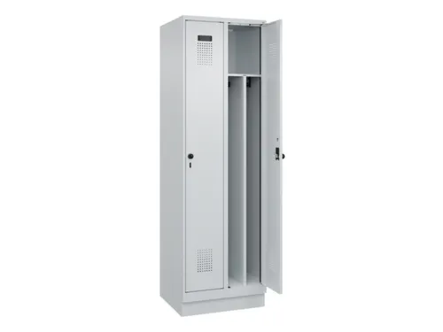 locker voor scheiding van kleding,HxBxD 1950x600x500mm,2vak