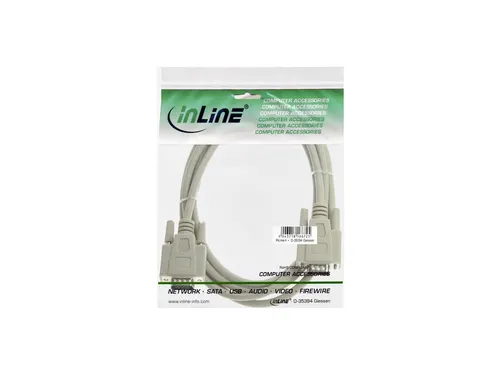 Kabel InLine S VGA 15HD M-M 2 meter beige en grijs