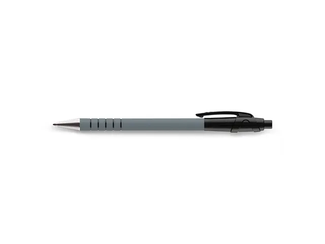 Stylo bille Paper Mate Flexgrip Ultra Medium noir blister 5 pièces
