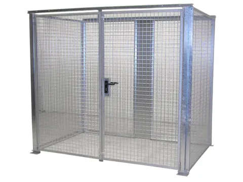 Gasflessendepot Voor 60 Gasflessen 2060x2400x1500mm Staal/draadgaas