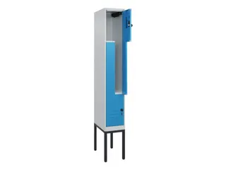 Z-garderobekast,HxBxD 2120x300x500mm,vak B 150/300mm,draaigrendel - 2