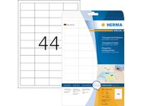 Etiket Herma 4680 48.3x25.4mm A4 Folie 1100st Transparant Mat