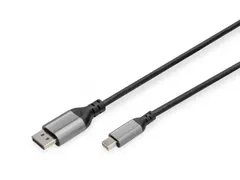 DisplayPort-aansluitkabel type mini DP DP M/M 2m UHD 8K DP 1.4 zwart