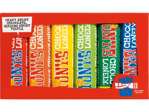 Proeverijtje 47/50g chocoladereep mix 6 stuks