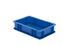 DiscountOffice Euronorm-stapelbak 2.7l 75x300x200mm Wanden/bodem Gesloten Blauw