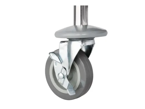 Serveerwagen Vogue RVS met 3 plateaus 128kg 82.5x71cm