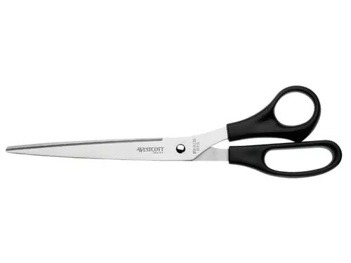 Kantoorschaar Westcott 260mm met kunststof grip rvs