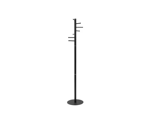 Kapstok MAUL Caurus staand 177cm 7 haken zwart RAL9004