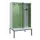 locker met bank,voor scheiding van kleding,HxBxD 2120x1200x815mm,4vak