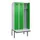 locker met bank,voor scheiding van kleding,HxBxD 2120x900x815mm,3vak