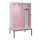 PBM-locker met bank,HxBxD 2120x1200x815mm,4vak,vak B 300mm