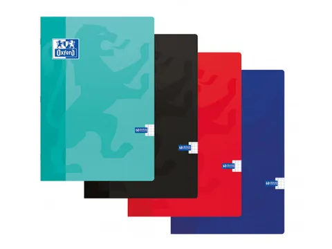 Schrift Oxford school A4 ruit 5mm 120blz assorti