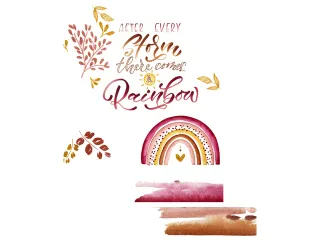 Duo aquarelmarker Faber-Castell Goldfaber etui 6 stuks BoHo letterings - 6