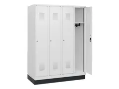 schoollocker,HxBxD 1630x1200x500mm,4vak,vak B 300mm,cil.-slot,sokkel