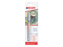 Viltstift edding 780 lakmarker rond zilver 0.8mm blister