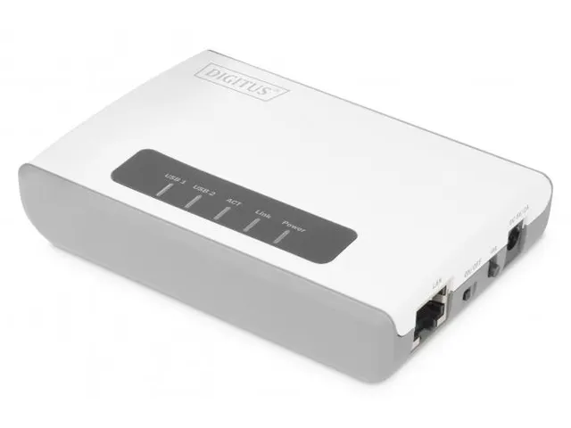 2-poorts USB 2.0 draadloze multifunctionele netwerkserver 300 Mbps