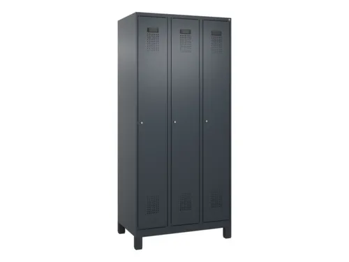 locker,HxBxD 1950x900x500mm,3vak,vak B 300mm,cil.-slot,voeten