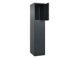 lockerkast,HxBxD 1850x400x500mm,1x3vakken,vak B 400mm,cil.-slot - 1