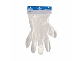 Pe Handschoenen Transparant Geruwd 30cm 20micron doos 5000 stuks - 6