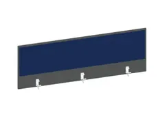 baliepaneel bureau aanbouw achter MS-donkergrijs BN6016-blauw 1400mm