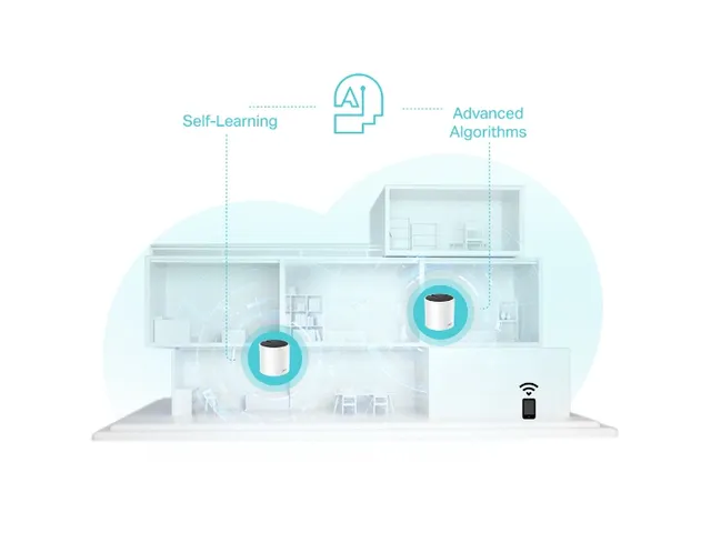 TP-Link DECO X55 (3-Pack), Wit, Intern, Netwerkrouter, Dual-band (2.4