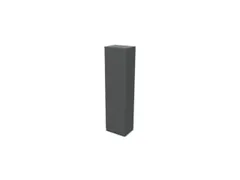 kantoorkast,HxBxD 2225x600x445mm,MS-donkergrijs