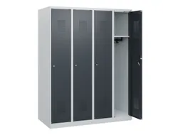 schoollocker,HxBxD 1530x1200x500mm,4vak,vak B 300mm,cil.-slot