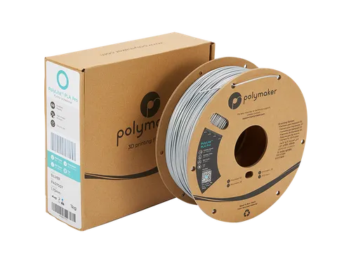 PLA PRO 1,75mm Grijs/Zilver 1kg PolyLite 3D Filament