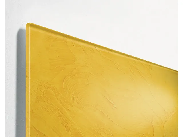 Glas Magneetbord Sigel Artverum Yellow Structure mat 60x40cm