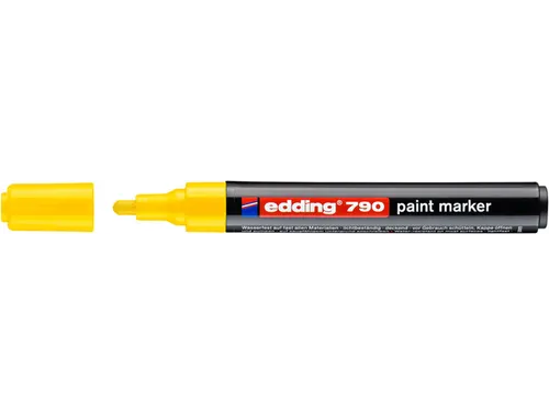 Paintmarker edding 790 op alcoholbasis 2-3mm geel
