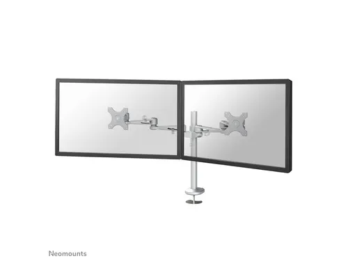 Monitorarm FPMA-D935DG 2 Schermen tot 27 inch Doorvoer Zilver