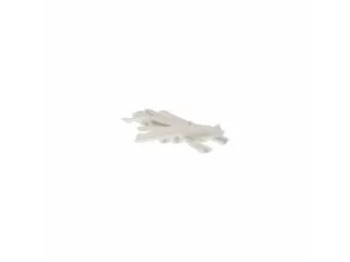 Haarnet Pp Non Woven Clip Cap Wit 53cm maat L 2-elastiek Detectable 10 - 6