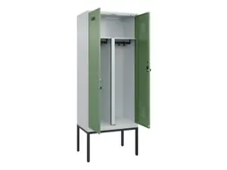 PBM-locker,HxBxD 2120x800x500mm,2vak,vak B 400mm,draaigrendel