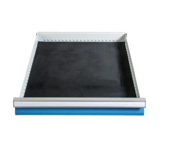 geribbelde rubberen mat,v. lade,BxD 600x600mm