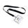 Badge Durable 8600 + Textielband 60x90mm Zwart