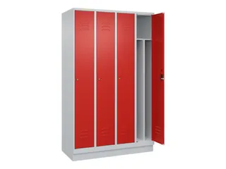 locker voor scheiding van kleding,HxBxD 1950x1200x500mm,4vak - 2