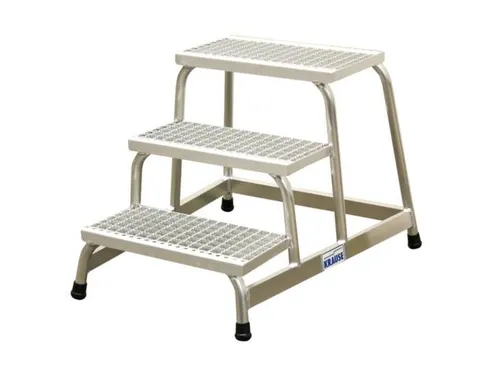Montagetrap Aluminium H 0 6M 3Treden Incl. Platform Treden Rooster