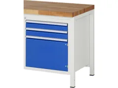 lade-/kastonderbouw,v. werkbank,HxBxD 620x580x650mm,1kast,2lade(n)